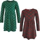 preview thumbnail 2 of 0, Hudson Baby Toddler Girl Cotton Dresses, Christmas Plaid 6 Years - Christmas Plaid