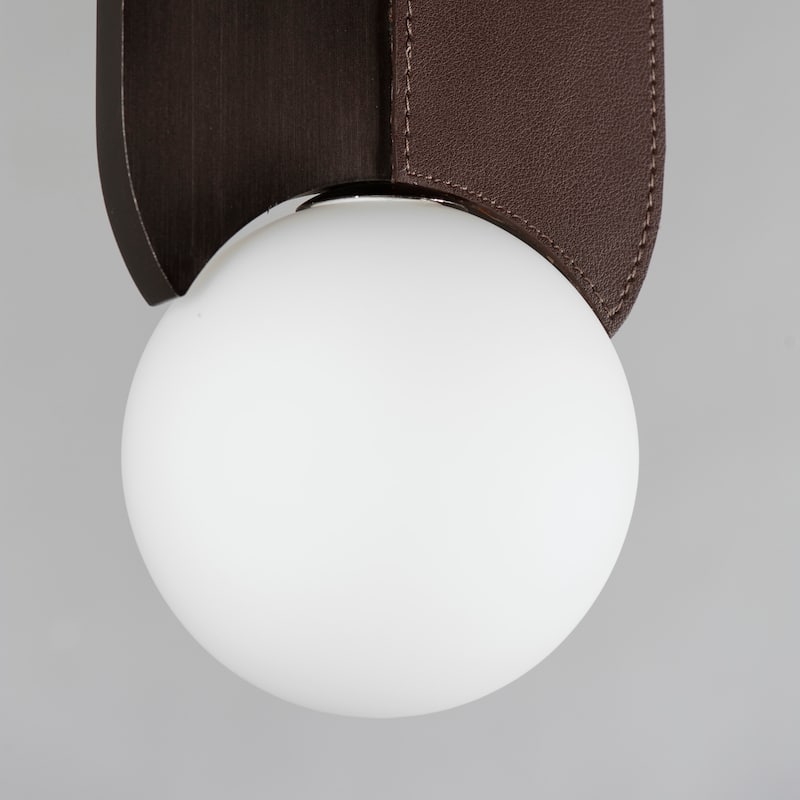 Studio M SM24603 Stitched 6" Wide LED Mini Pendant by Nina Magon