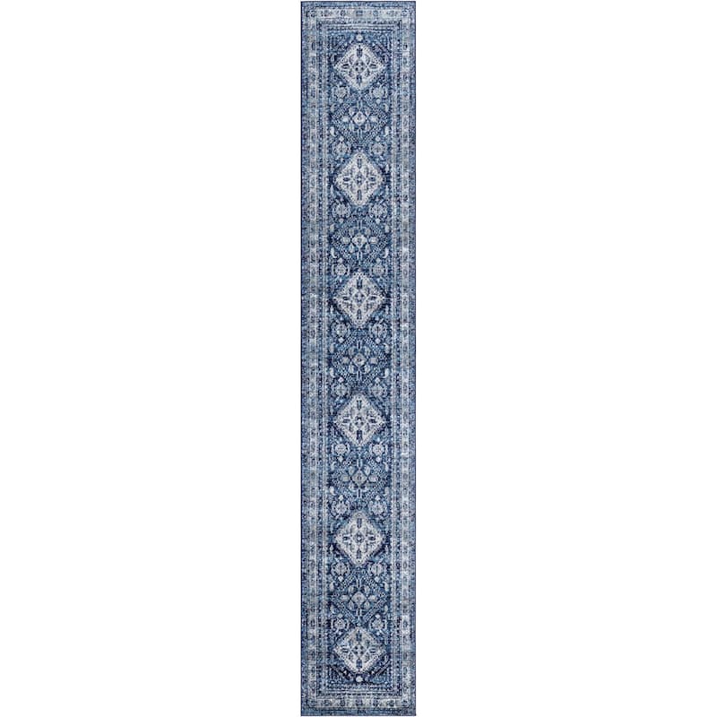 Livabliss Monte Carlo Updated Traditional Medallion Area Rug
