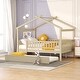 preview thumbnail 16 of 48, Pine House Bed with Trundle & Headboards - Creative Design