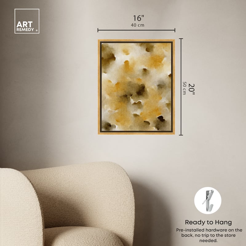 Art Remedy Granola Chocolate Chips Framed Watercolor Boho Abstracts