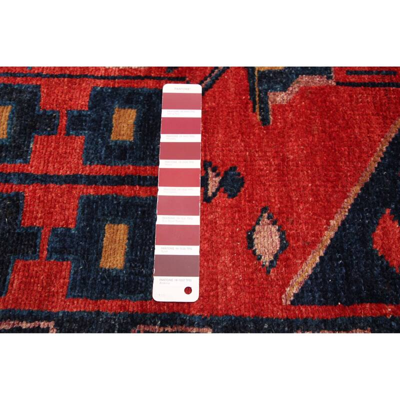 ECARPETGALLERY Hand-knotted Konya Anatolian Red Wool Rug - 4'3 x 7'9