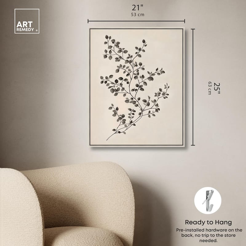 Bilberry Branch II Canvas by Art Remedy