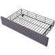 preview thumbnail 33 of 66, Queen/Full Upholstered Platform Bed with LED Lights & 4 Drawers