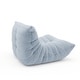 preview thumbnail 13 of 24, Suede Lazy Floor Accent Bean Bag Caterpillar Sofa for Living Room