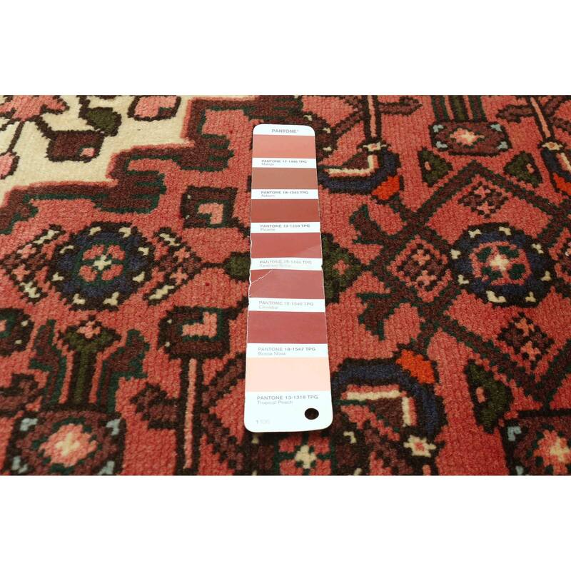 ECARPETGALLERY Hand-knotted Andelz Red Wool Rug - 3'3 x 5'0