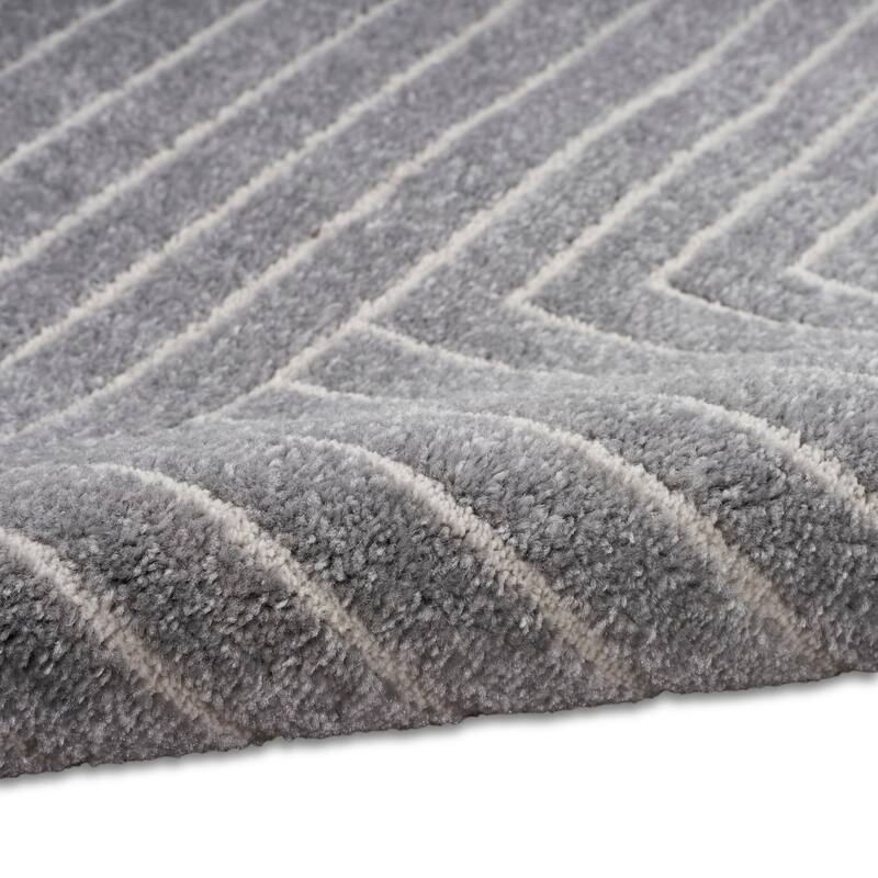 Calvin Klein Balance Abstract Geometric Linear Area Rug