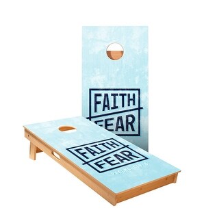 Faith Over Fear Cornhole Boards