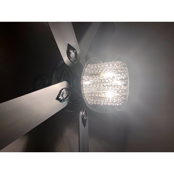 Top Product Reviews For Ennie 5 Blade 52 Inch Chrome Lighted