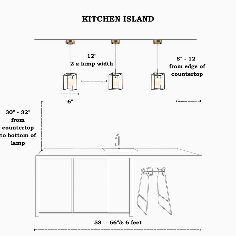 1-Light Modern Globe Glass LED Pendant Lights Kitchen Island Lights for Dining Room