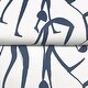 preview thumbnail 4 of 5, York Wallcoverings Joyful Dancers Ultramarine Wallpaper