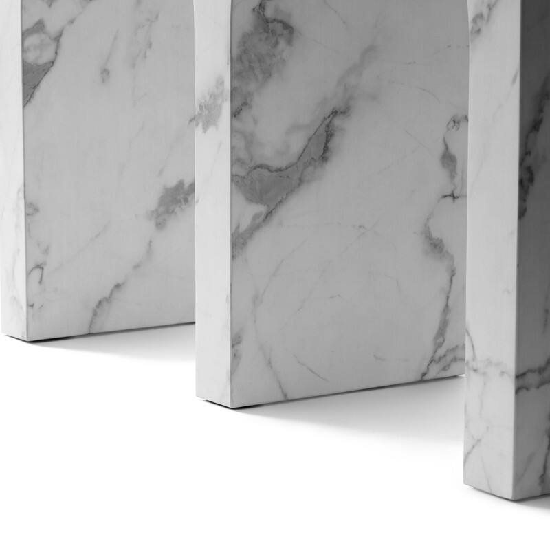 43" Marble Console Table