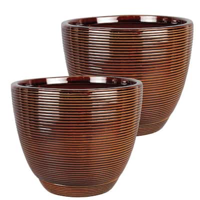 Southern Patio Caylin Planter, 2-pack - 8" Diameter (2-pack)