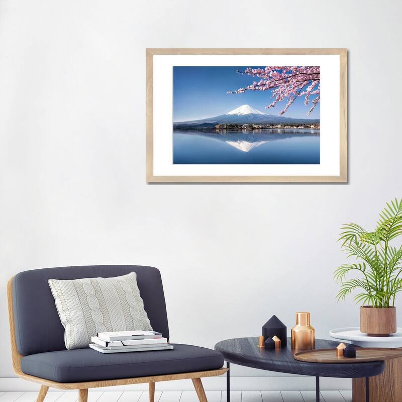 iCanvas "Mount Fuji In Spring" by Jan Becke PFA