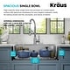 preview thumbnail 29 of 36, KRAUS Premier Undermount Single Bowl Stainless Steel Kitchen Sink