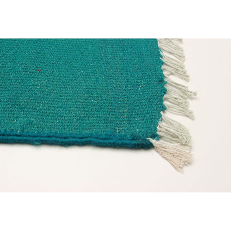 Ankara FW Teal Kilim 5'9" x 8'3" - 5'9 x 8'3