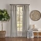 preview thumbnail 13 of 26, Mercantile Drop Cloth Curtain Panel 108 Inches - Grey