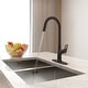 preview thumbnail 8 of 21, Kitchen Sink Faucet Single-Handle Pull-Out Sprayer Kitchen Faucet