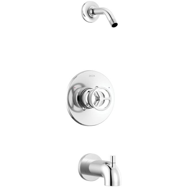 Delta T14458-LHD Trinsic Monitor 14 Series Tub and Shower Trim Package - Chrome