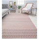 preview thumbnail 1 of 3, Jaxon Geometric Classic Pink Area Rug by Issaac Mizrahi 2' X 4'