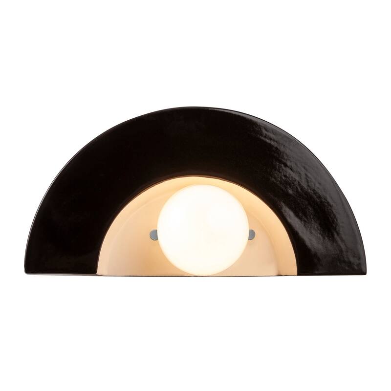 Ceramic Crescent Wall Sconce