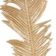 preview thumbnail 5 of 16, Gold Polystone Large Metallic Feather Bird Wall Decor