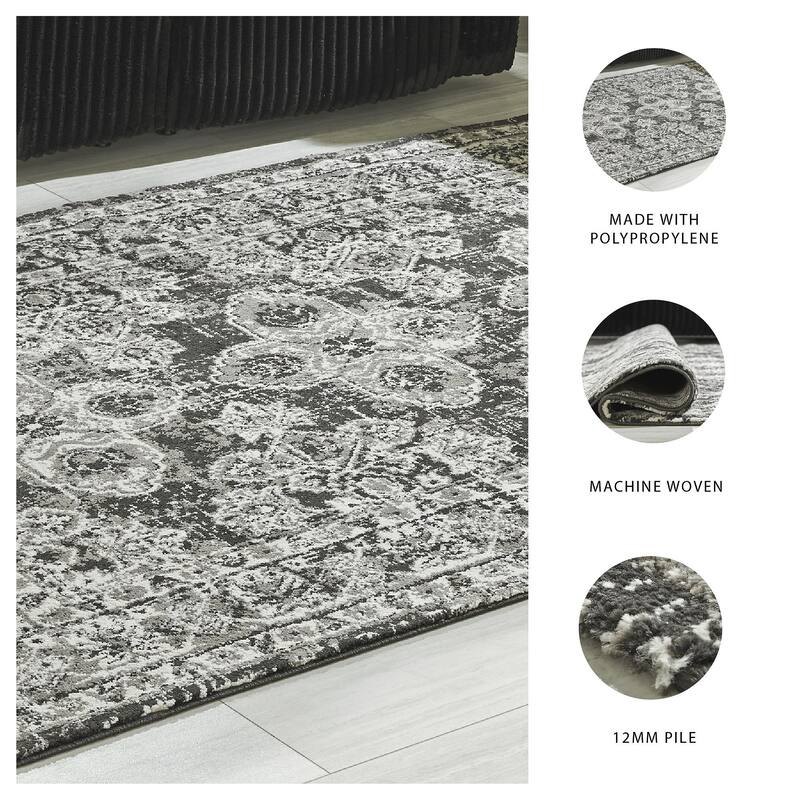 Signature Design by Ashley GlennismanBlack/Gray Rug
