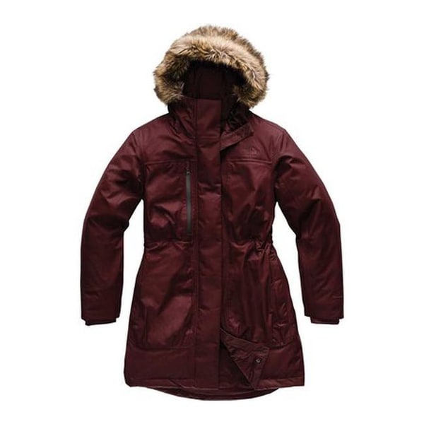 north face arctic parka red