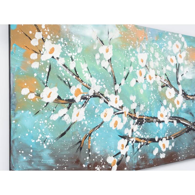Wandela Wall Canvas Paintings 47'' x 27'' - Green