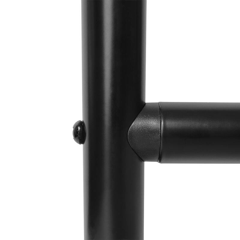 Utopia Alley Rustproof Aluminum D-shape Shower Rod With Ceiling Support for Freestanding Tubs, 60 Inch Large Size by 25 Inch