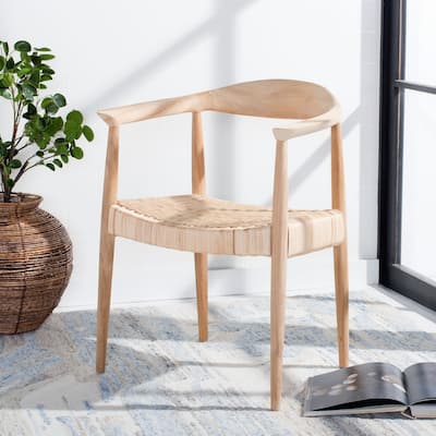 SAFAVIEH Renga Rope Rattan Accent Chair - 24.8" W x 18.9" L x 30.7" H