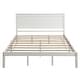 preview thumbnail 53 of 62, Classic Platform Bed Wood Bed with Headboard, Solid Wood Platform Bed Frame with Strong Slats Support/No Box Spring Needed