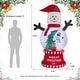 preview thumbnail 5 of 10, Glitzhome 8FT Lighted inflatable Snowman Globe Scene Decor