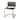 Berbick Brown / Grey Suede w/ Gunmetal Iron Frame Dining Chair - 20.5"W x 24"D x 33"H