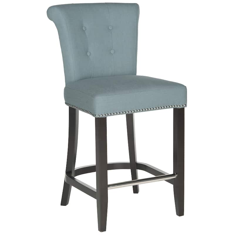 SAFAVIEH Deedee Charcoal Ring Counter Stool - 19.6" x 24.2" x 39.8" - 20Wx24Dx40H