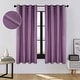 preview thumbnail 138 of 168, Superior Linen Washable Room Darkening Curtains, Set of 2 Panels 52" x 63" - Wisteria