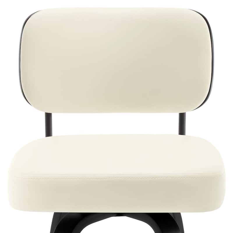 26"/29" Swivel Counter/Bar Stools with Black Bentwood Legs