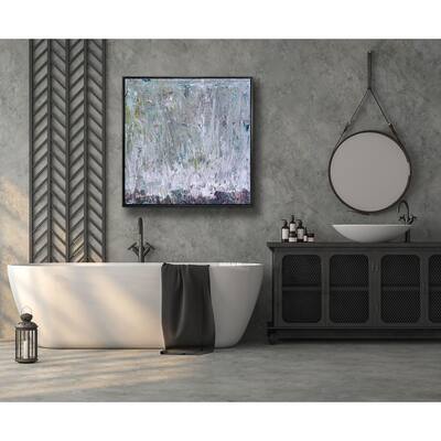 John Beard Collection's "Silver Shadow" on Giclee Canvas Hand Embellished Art