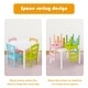 preview thumbnail 8 of 10, Costway 5 Piece Kids Wood Table Chair Set Activity Toddler Playroom
