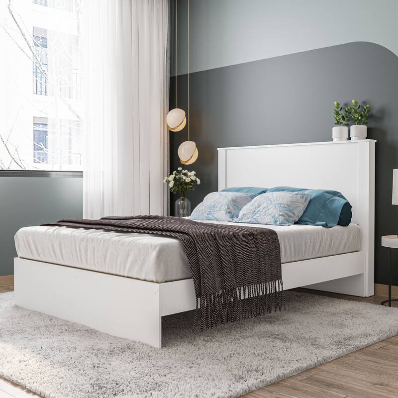 Polifurniture Juliette Platform Bed with Headboard