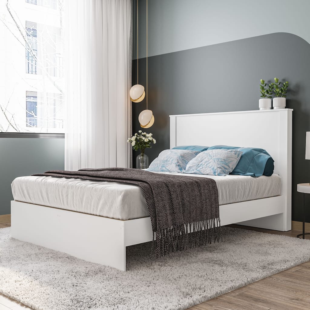 Polifurniture Juliette Platform Bed with Headboard