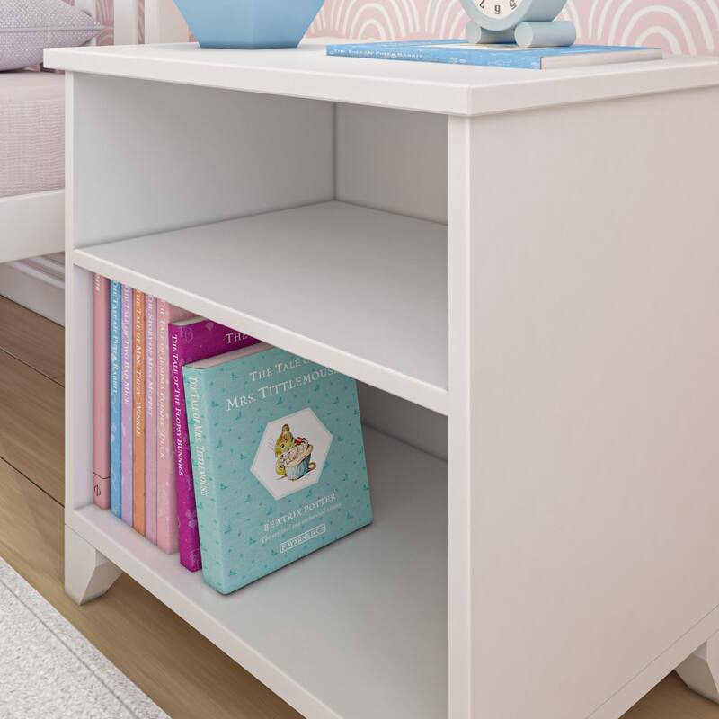 Max and Lily Nightstand with Shelf