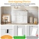 preview thumbnail 5 of 10, Baby Changing Table Dresser with Storage, 46.3" Nursery Dresser with Anti-Tipping Device, White