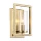 preview thumbnail 3 of 3, Golden Lighting Marco 1-light Wall Sconce in Brushed Champagne Brass