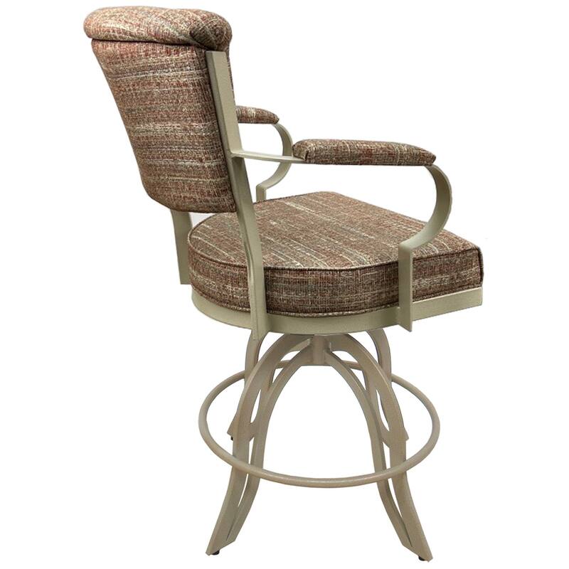 Miami Counter 26" or Bar 30" Metal Bar Stool on A Base