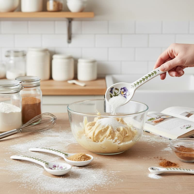 Portmeirion Set of 4 Botanic Garden Measuring Spoons