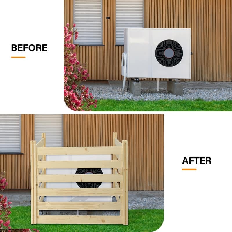 Outdoor Wood Fence Privacy Screens