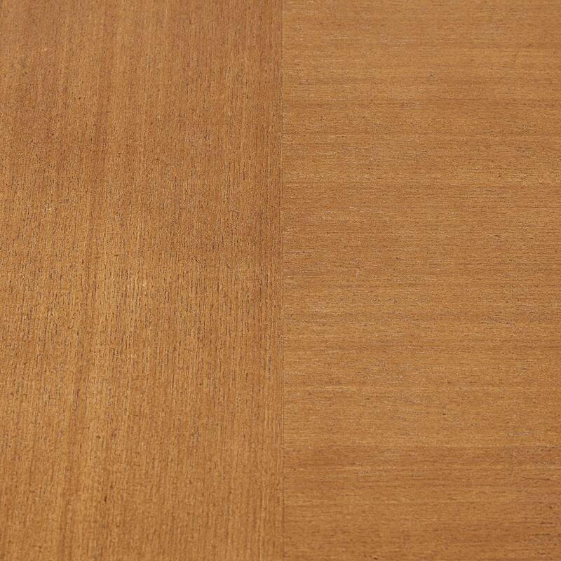 Roomfitters 44-Inch Round Dining Table, Mid-Century Modern Wood Kitchen Table with Pecan Finish and X-Base Design, Walnut