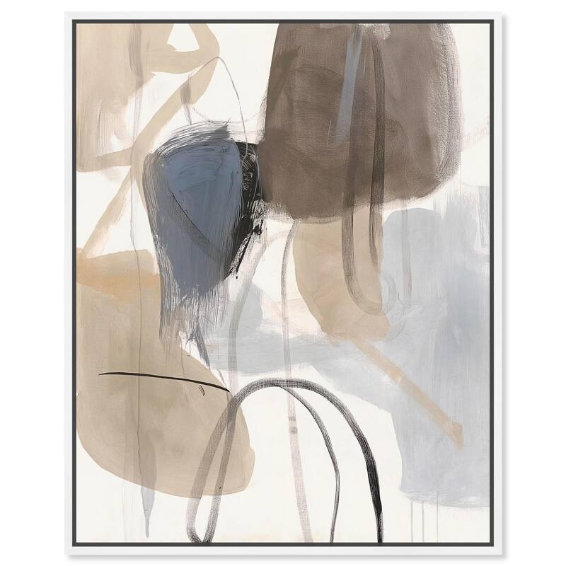 Freeform Movement I Canvas by Art Remedy - 20" x 24" - White