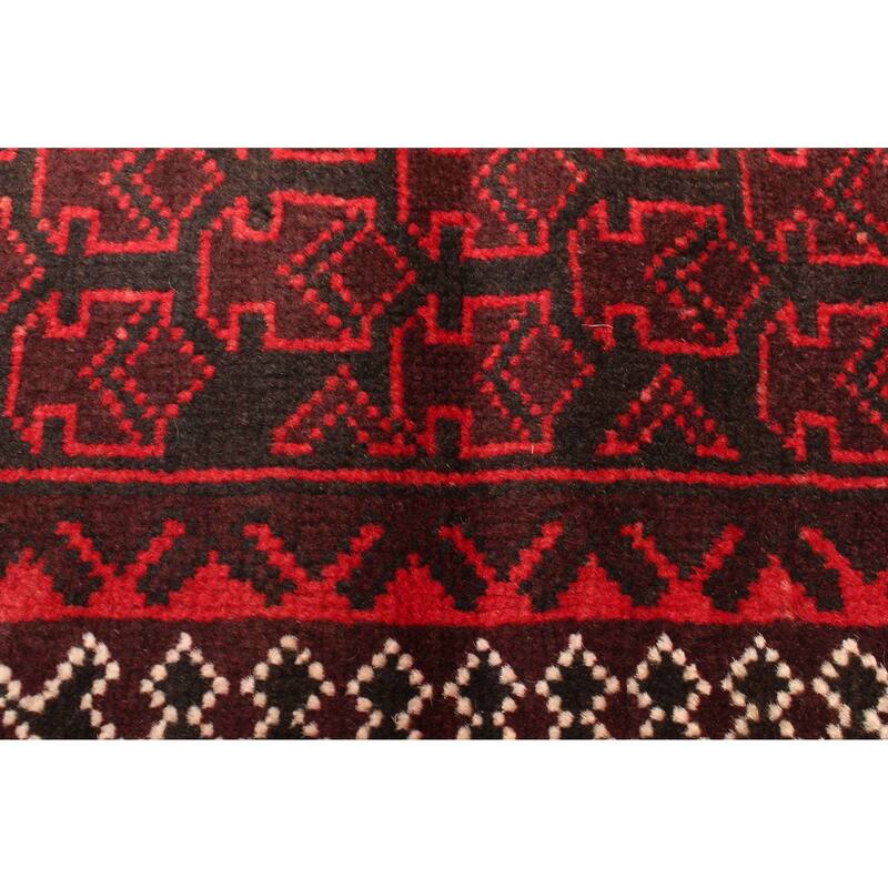 ECARPETGALLERY Hand-knotted Teimani Black Wool Rug - 2'10 x 4'9